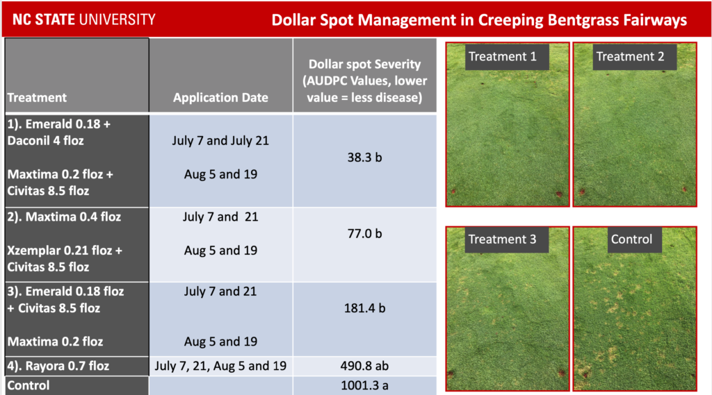 Creeping Bentgrass fairways